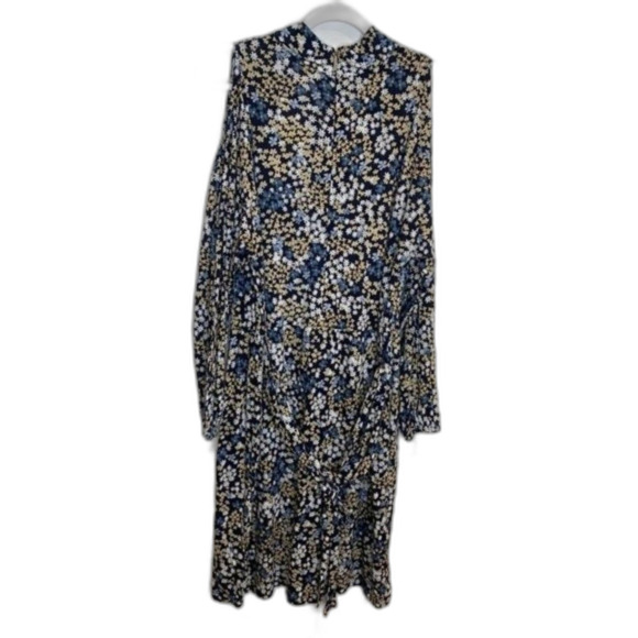 Michael Michael Kors Midi Cold Shoulder Floral Dress 0X NWT - Picture 2 of 7